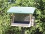 Bird's Choice Large Recycled Plastic Hopper Bird Feeder with Suet Cages