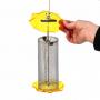 Bird's Choice 1 qt. Yellow Nyjer Seed Forever Feeder with Stainless Steel Screen