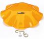 Bird's Choice Orange Protective Cover for Hanging Bird Feeder with Scalloped Edges