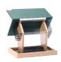 Bird's Choice Recycled 2-Sided Hopper With 2-Angled Suet Cages