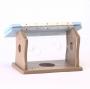 Bird's Choice Recycled Plastic Bluebird Feeder in Taupe and Green