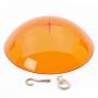 Bird's Choice Protective Orange Dome with Brass Hook & Hanger