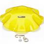 Bird's Choice Yellow Protective Cover for Hanging Bird Feeder with Scalloped Edges