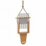 Bird's Choice Spruce Creek Collection, Tail Prop Suet Feeder In Natural Teak Recycled Plastic