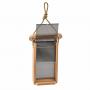 Bird's Choice Spruce Creek Collection, Tall Finch Feeder In Natural Teak Recycled Plastic