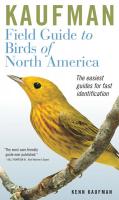 Peterson Books Kaufman Field Guide to Birds of North America, New Style