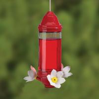 Artline 8 Ounce Crystal Lantern Hummingbird Bird Feeder