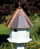 Heartwood Oct-Avian Birdhouse, Bright Copper Roof
