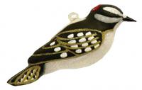 Cobane Studio Downy Woodpecker Ornament