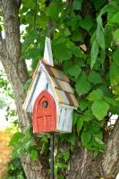 Heartwood Flock of Ages Bird House, White