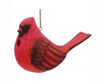 Bobbo Birdhouse Fat Cardinal