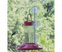 Songbird Essentials Dr. JB's 16 Ounce Hummingbird Bird Feeder, All Red w/SE077 Hanger