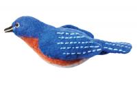 DZI Handmade Designs Bluebird Woolie Ornament