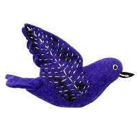 DZI Handmade Designs Purple Martin Woolie Ornament