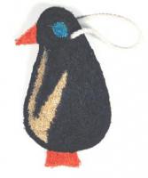 Loofah Art Penguin