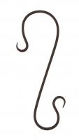 Panacea 12 inch Forged Branch Hook Black