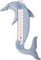 Songbird Essentials Leaping Dolphin Small Window Thermometer
