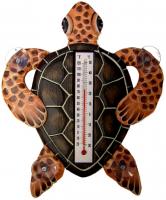 Songbird Essentials Brown Turtle Small Window Thermometer