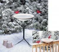 Allied Precision Heated Bird Bath with Stand