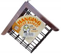 C & S Products Hanging  Suet Bird Feeder with Copper Roof
