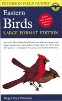 Peterson Books Eastern Birds Large Format Edition