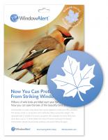 Window Alert Maple Leaf (4 per package)
