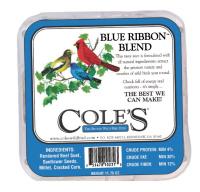 Cole's Wild Bird Products Blue Ribbon Blend Suet Cake