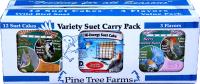 Pine Tree Farms Variety Suet Pack Nutty Butter, Hi-Energy, Berry Essence
