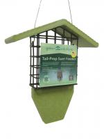 Bird's Choice "Green Solutions" Recycled Plastic Suet Feeder with Tail Prop for Single Cake