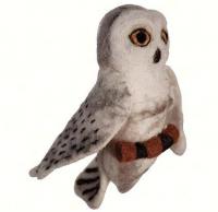 DZI Handmade Designs Snowy Owl Woolie Ornament