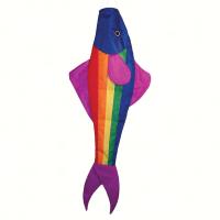 In The Breeze 48 inch Fishsock, Rainbow Fishy
