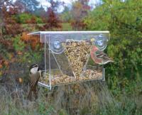 Songbird Essentials Clear View Hopper Window Bird Feeder