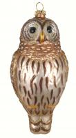 Cobane Studio Barred Owl Ornament