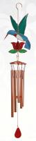 Gift Essentials Hummingbird with Red Flower Large Wind Chime