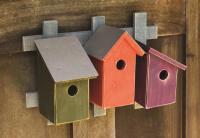 Heartwood Trellis Trio- Traditional Trio Bird Houses 