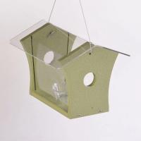 Bird's Choice "Green Solutions" Green Recycled Plastic Bluebird Feeder