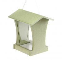 Bird's Choice "Green Solutions" Recycled Plastic Tall Green Hopper Bird Feeder