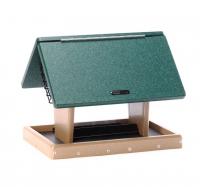 Bird's Choice Recycled 2-Sided Hopper With 2-Angled Suet Cages
