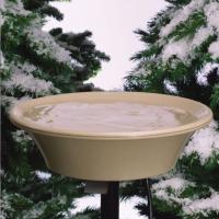 Allied Precision 14" Heated Birdbath With Deck Mount and Stand
