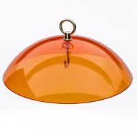 Bird's Choice Protective Orange Dome with Brass Hook & Hanger