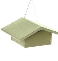Bird's Choice "Green Solutions" Green Recycled Plastic Upside-Down Suet Feeder