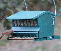 Heritage Farms Absolute Squirrel Proof Bird Feeder (with Pole and Hanger)