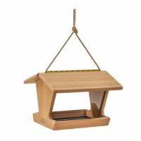 Bird's Choice Spruce Creek Collection, Hopper Bird Feeder In Natural Teak Recycled Plastic