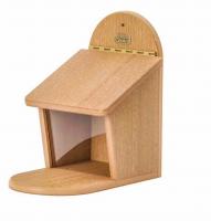 Bird's Choice Spruce Creek Collection, Squirrel Munch Box Feeder In Natural Teak Recycled Plastic