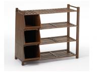 Merry Products 4-Tier Outdoor Shoe Rack Cubby