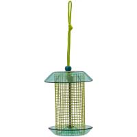 Bird's Choice Small Sunflower Seed Feeder, Color Pop Collection Teal and Yellow