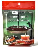 Bird's Choice Hummingbird & Oriole Nectar (Case of 12 - 8oz Resealable Packages)