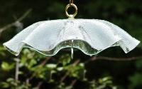 Bird's Choice Clear Protective Cover for Hanging Bird Feeder with Scalloped Edges