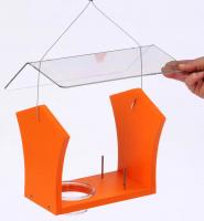 Bird's Choice "Green Solutions" Orange Recycled Plastic Oriole Bird Feeder